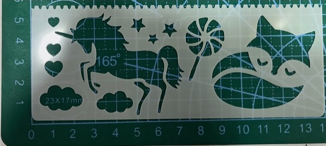 Mini Stencil Unicorn